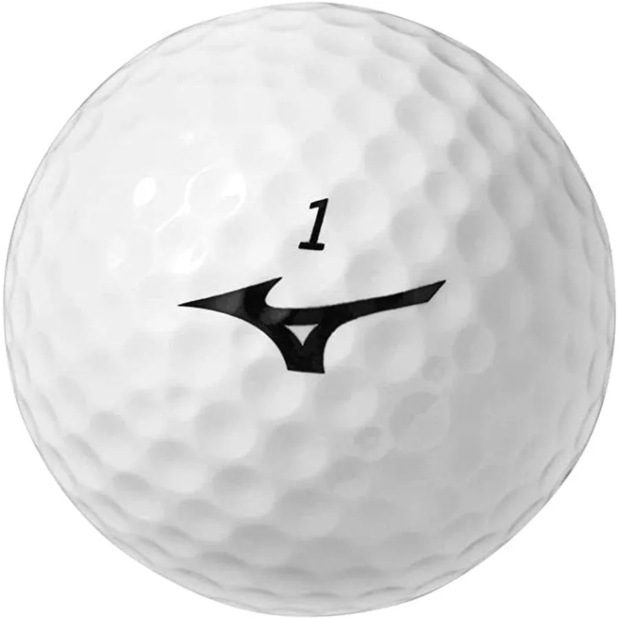 36 Mizuno Mix White Golf Balls - Recycled 5A/4A