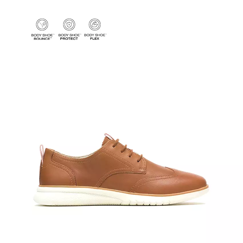 Advance Wing LaceUp Women's Shoes - Tan Leather