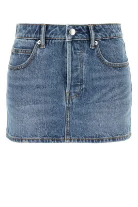 Alexander Wang Denim Mini Skirt