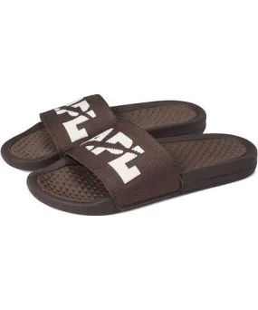 Apl Women's Big Logo Techloom Slide In Chocolate/pristine