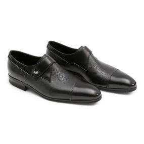 Artioli Dante Men's Shoes Calf-Skin Leather Monk-Strap Loafers (ART1010)