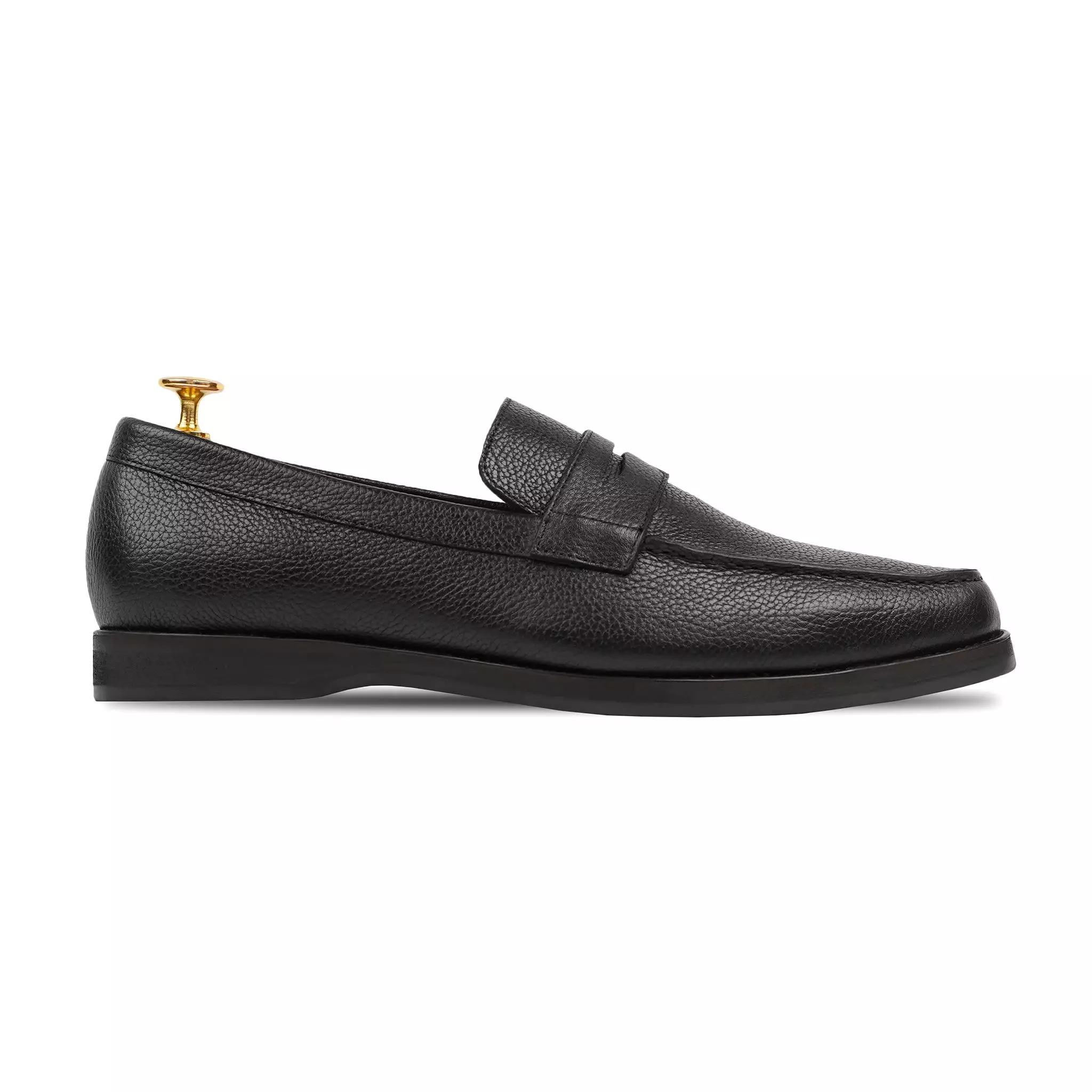 ASADOR - BLACK PEBBLE GRAIN LOAFER