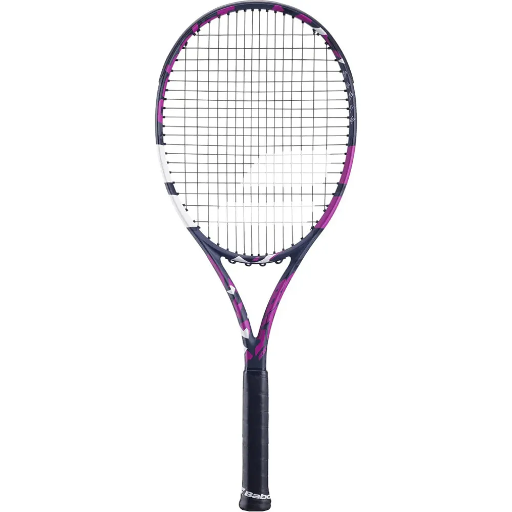 Babolat Boost Aero S CV Strung Tennis Racquet (Grey/Pink/White)