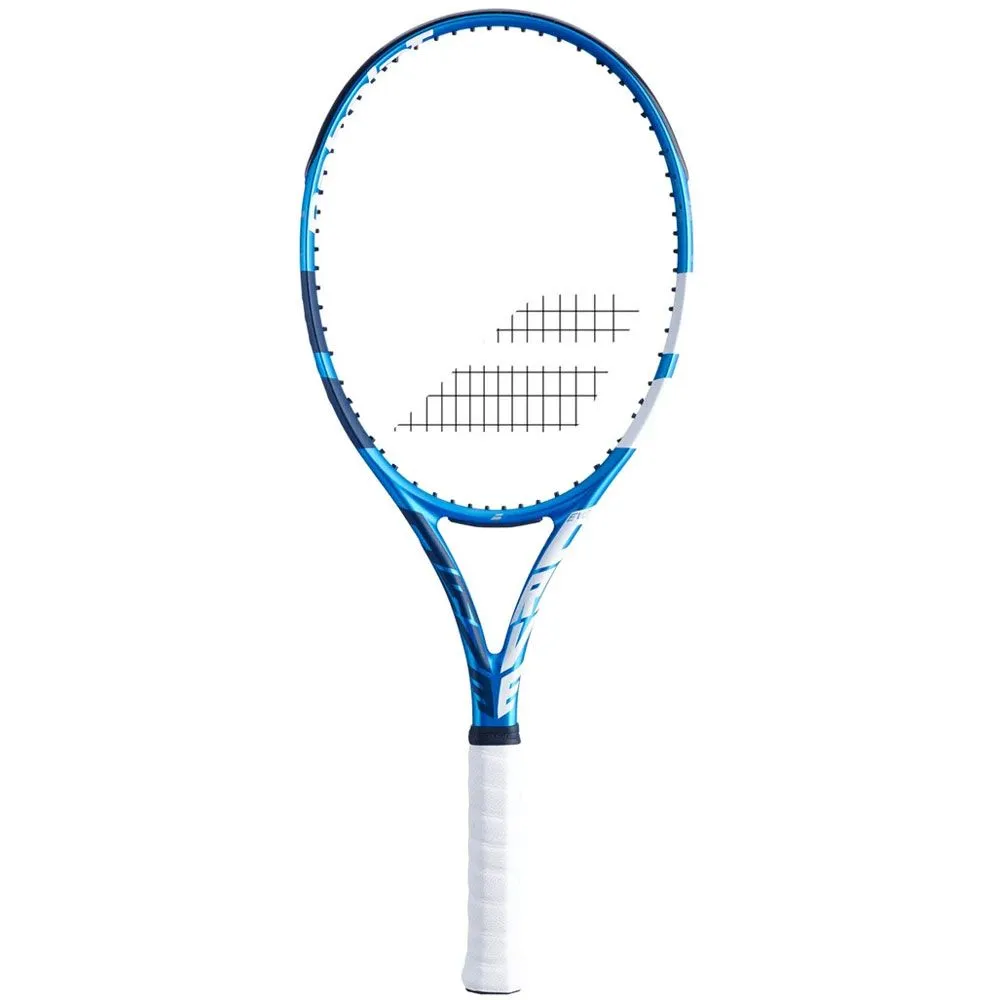 Babolat Evo Drive Unstrung Tennis Racquet  (L3 4 3/8) (Blue/White)