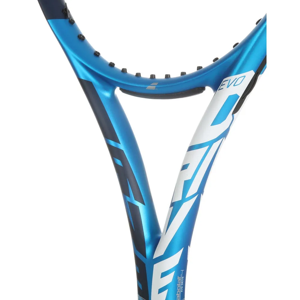 Babolat Evo Drive Unstrung Tennis Racquet  (L3 4 3/8) (Blue/White)