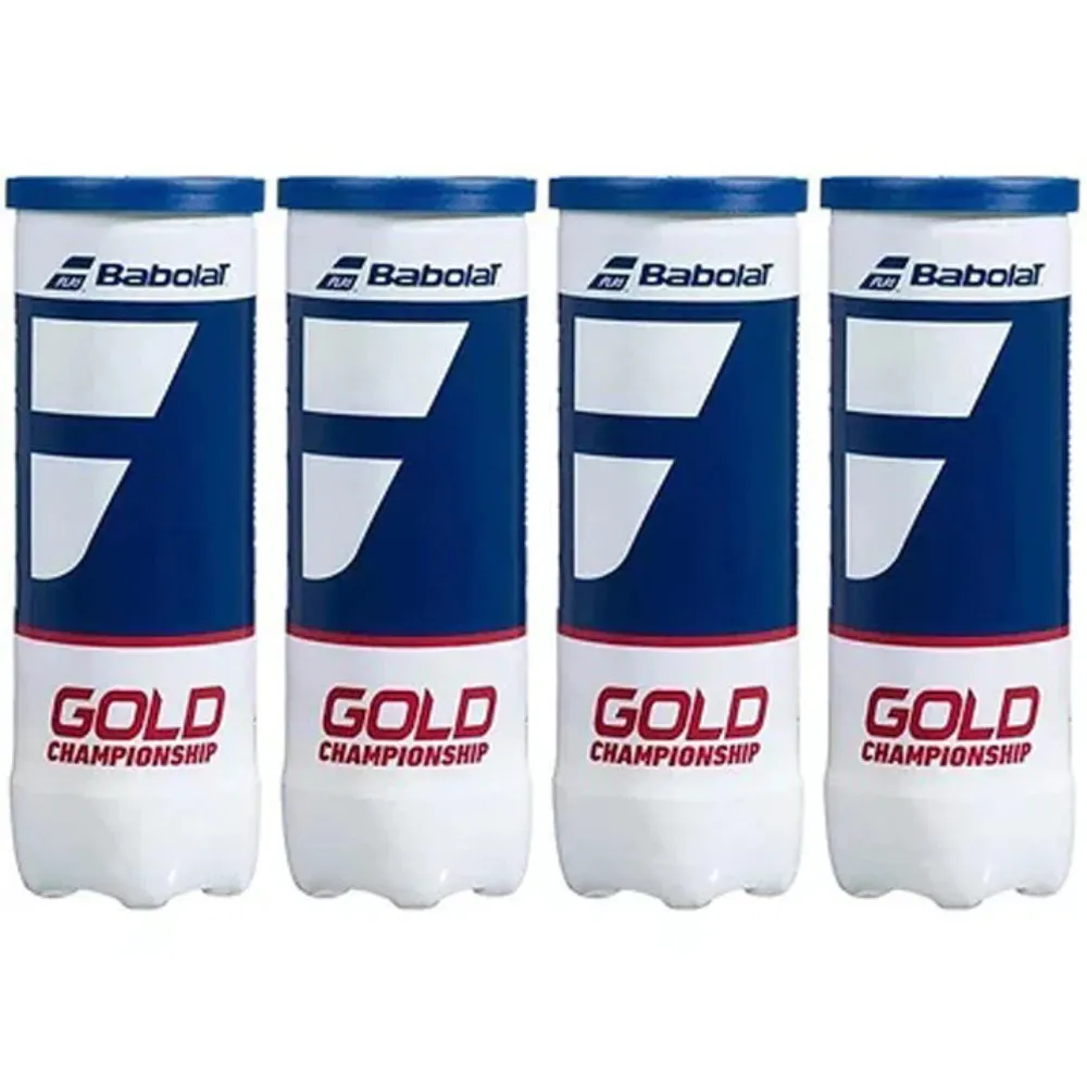 Babolat Gold Championship X3 Tennis Ball Dozen (4 Cans)