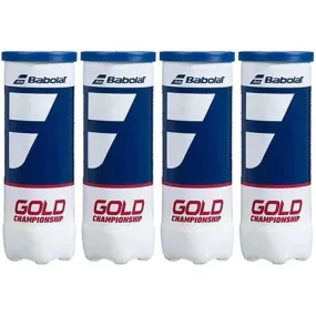 Babolat Gold Championship X3 Tennis Ball Dozen (4 Cans)