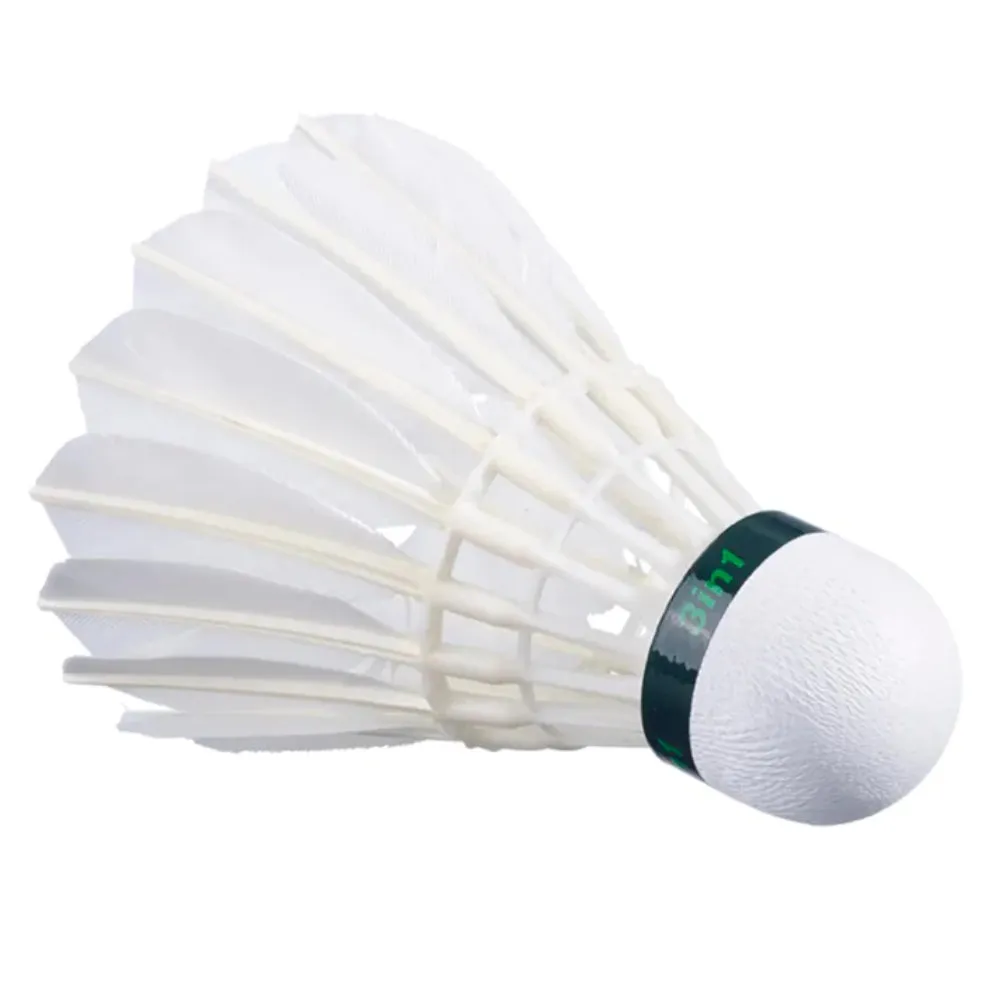 Babolat Hybrid Feather Badminton Shuttlecock (Pack Of 12)