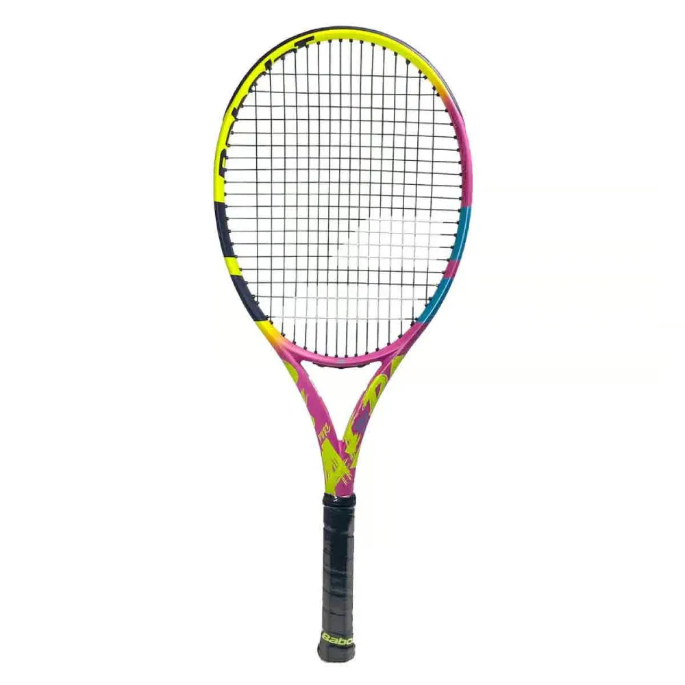 Babolat Pure Aero RAFA Origin Unstrung Tennis Racquet (Yellow/Pink/Blue)