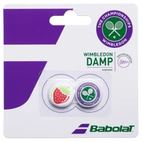 Babolat Wimbledon Tennis Racquet Damp (White/Green)