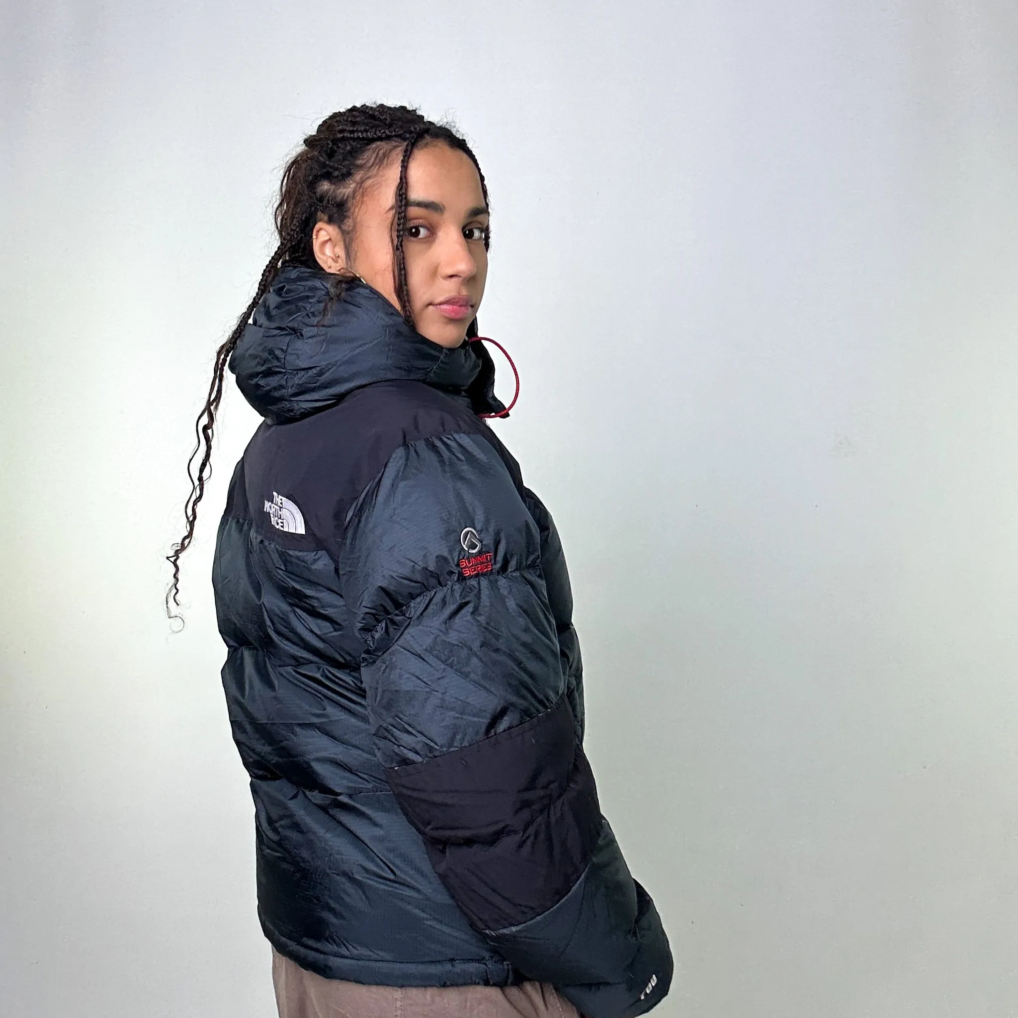 Black 90s The North Face 700 Series Baltoro Puffer Jacket Coat (S)