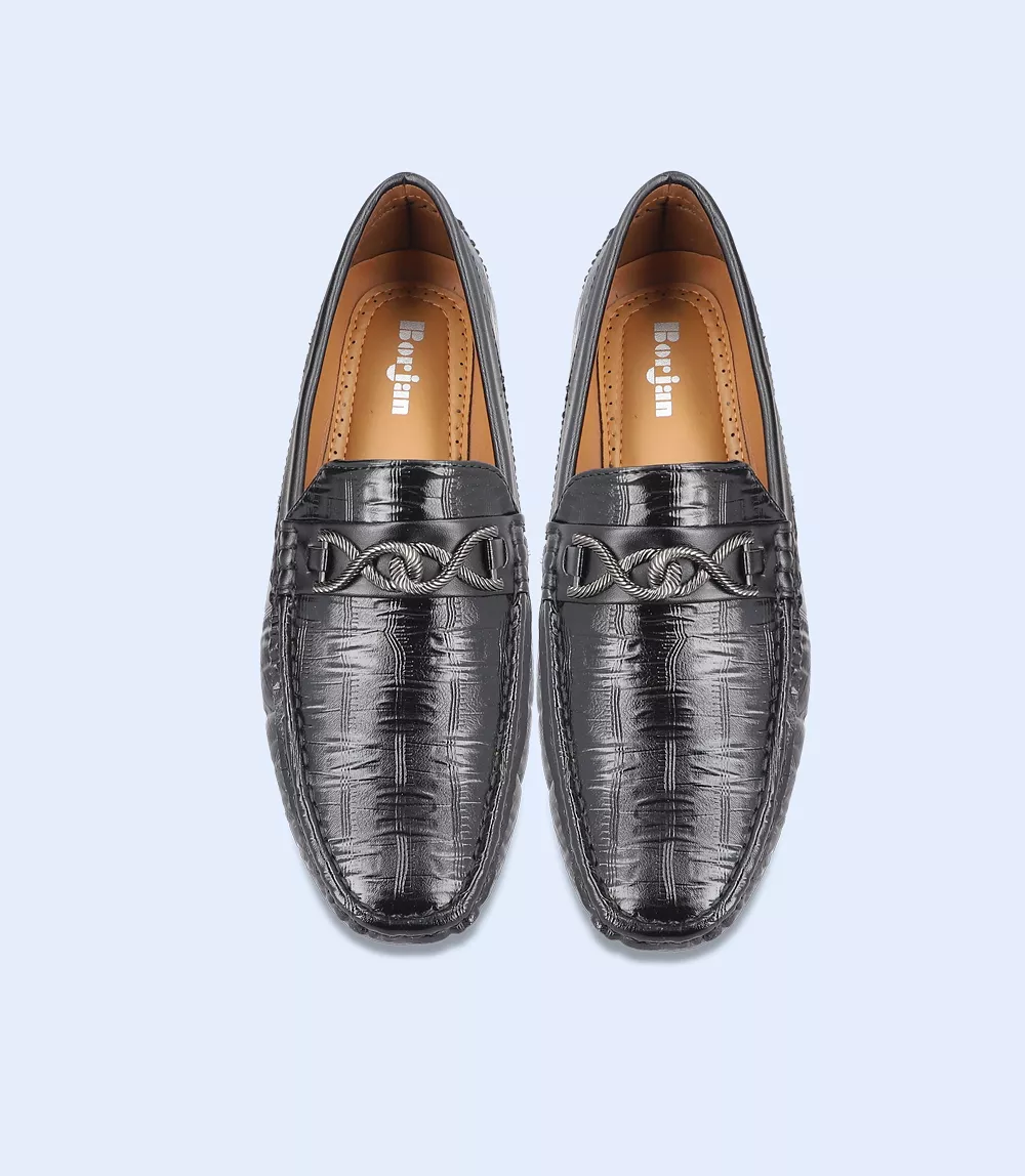 BM5124-BLACK-Men Loafers