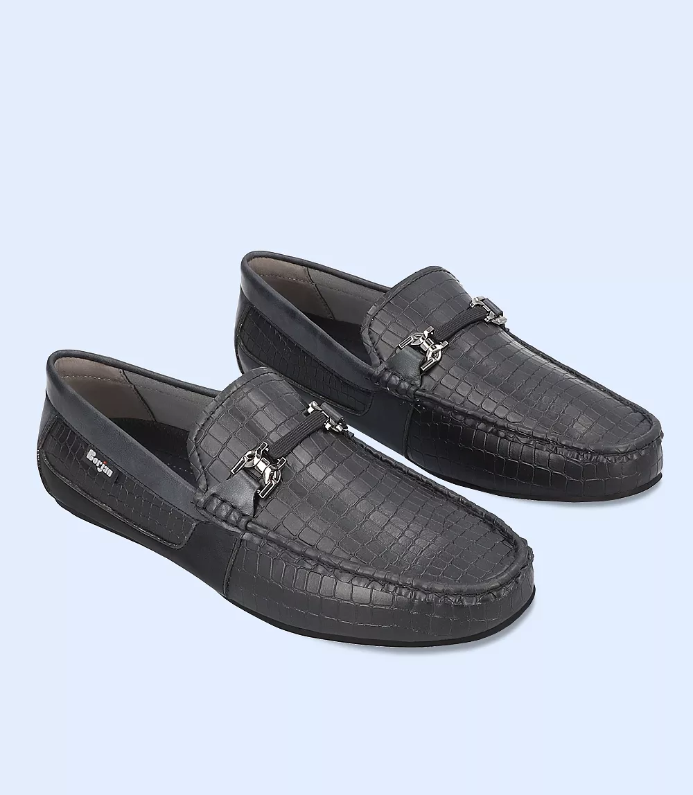 BM5246-BLACK-Men Loafers