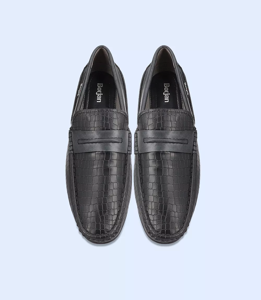 BM5248-BLACK-Men Loafers