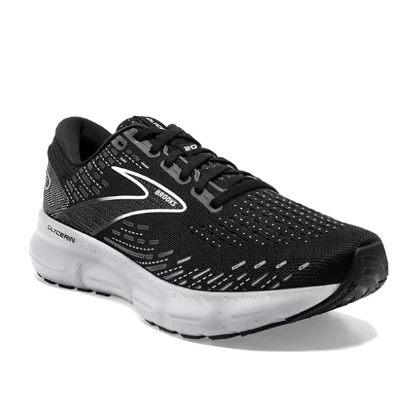 Brooks Women's Glycerin 20 Wide Black/White