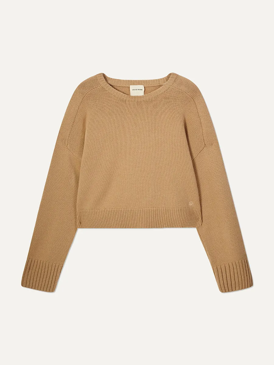 Bruzzi Cropped Wool and Cashmere-blend Sweater