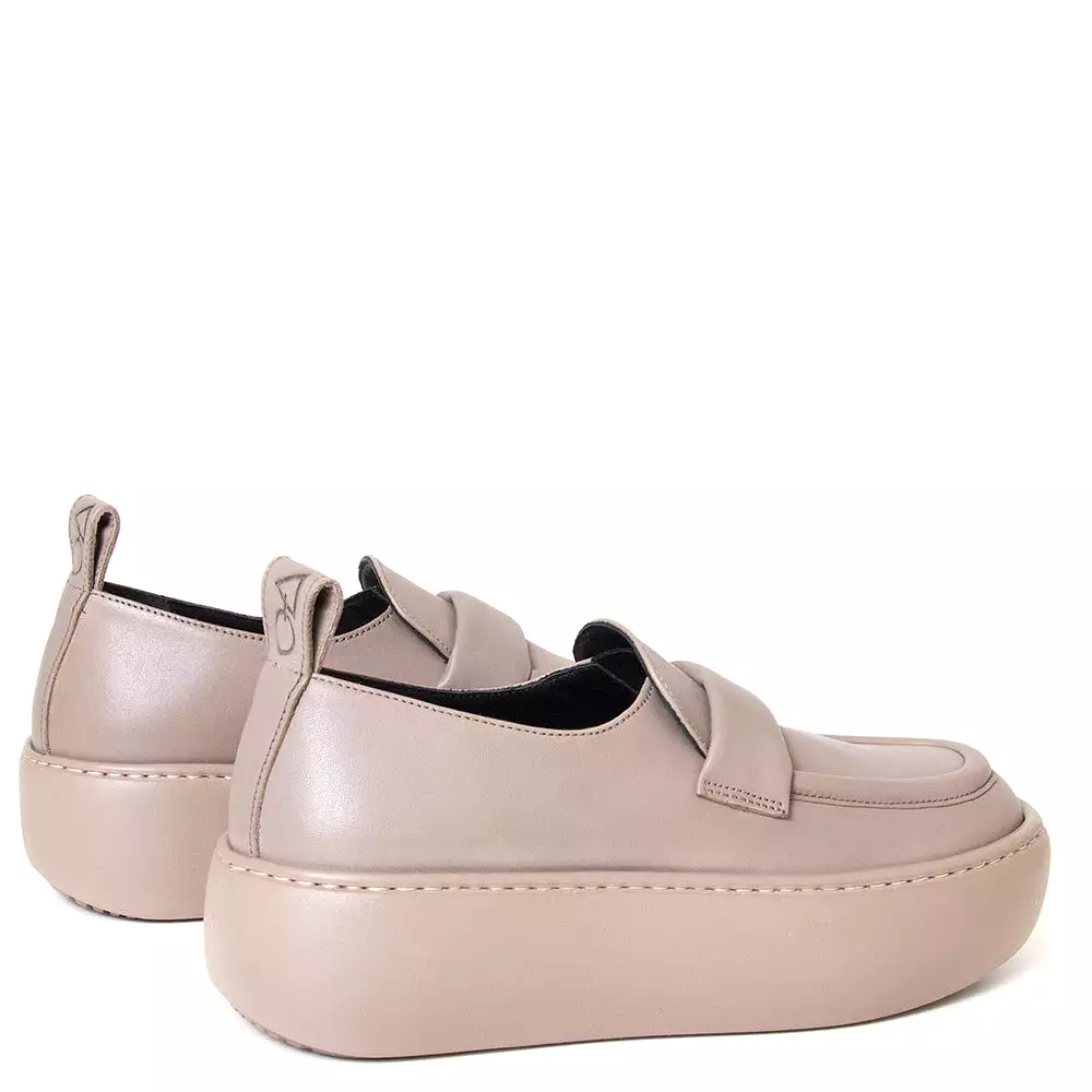 Casey Women's Platform Leather Loafer