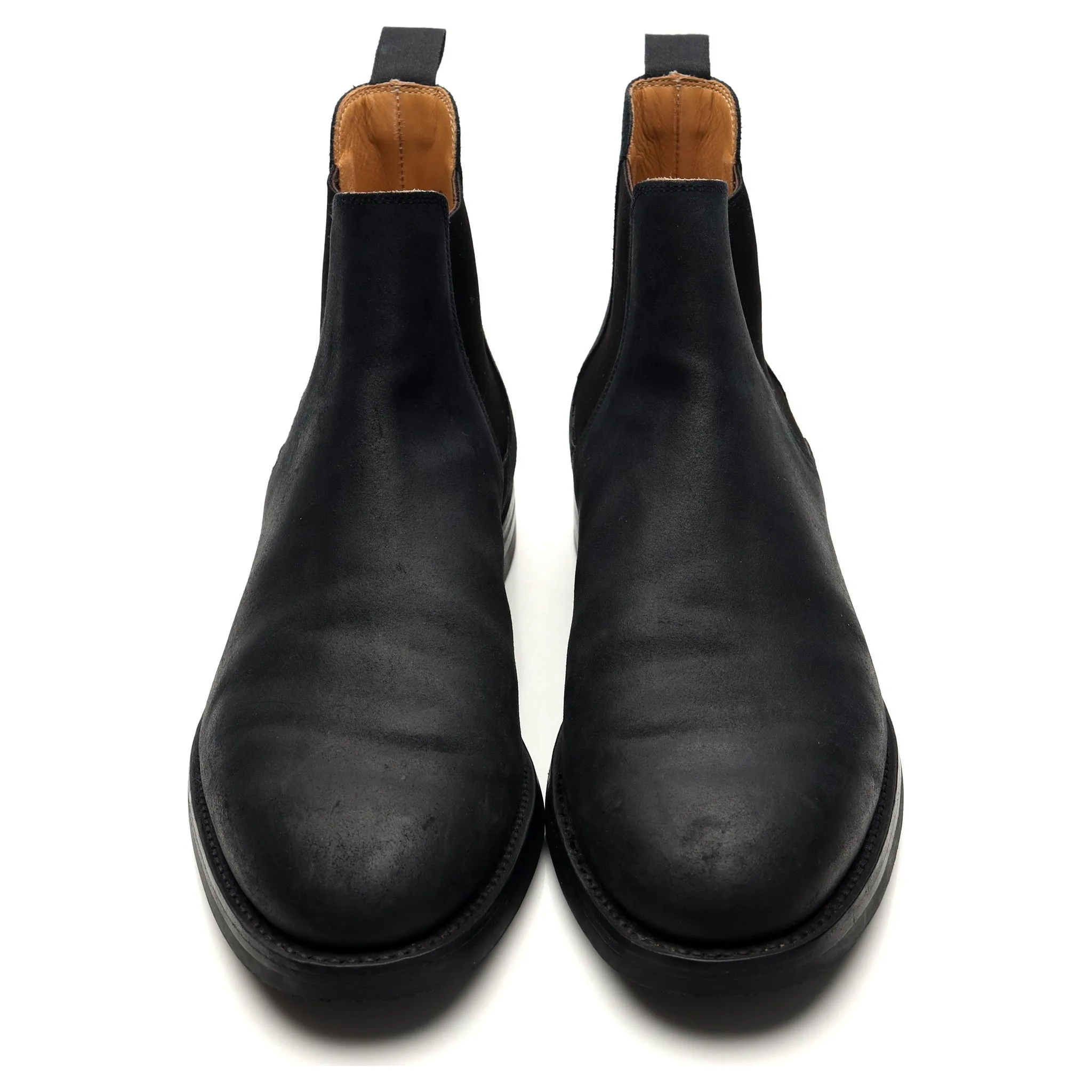 'Chelsea 5' Black Rough-Out Suede Chelsea Boot UK 10.5 E