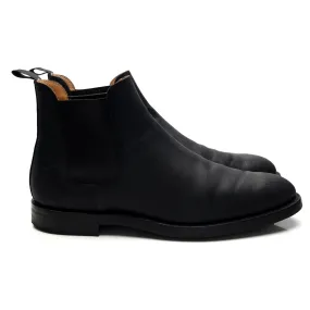 'Chelsea 5' Black Rough-Out Suede Chelsea Boot UK 10.5 E