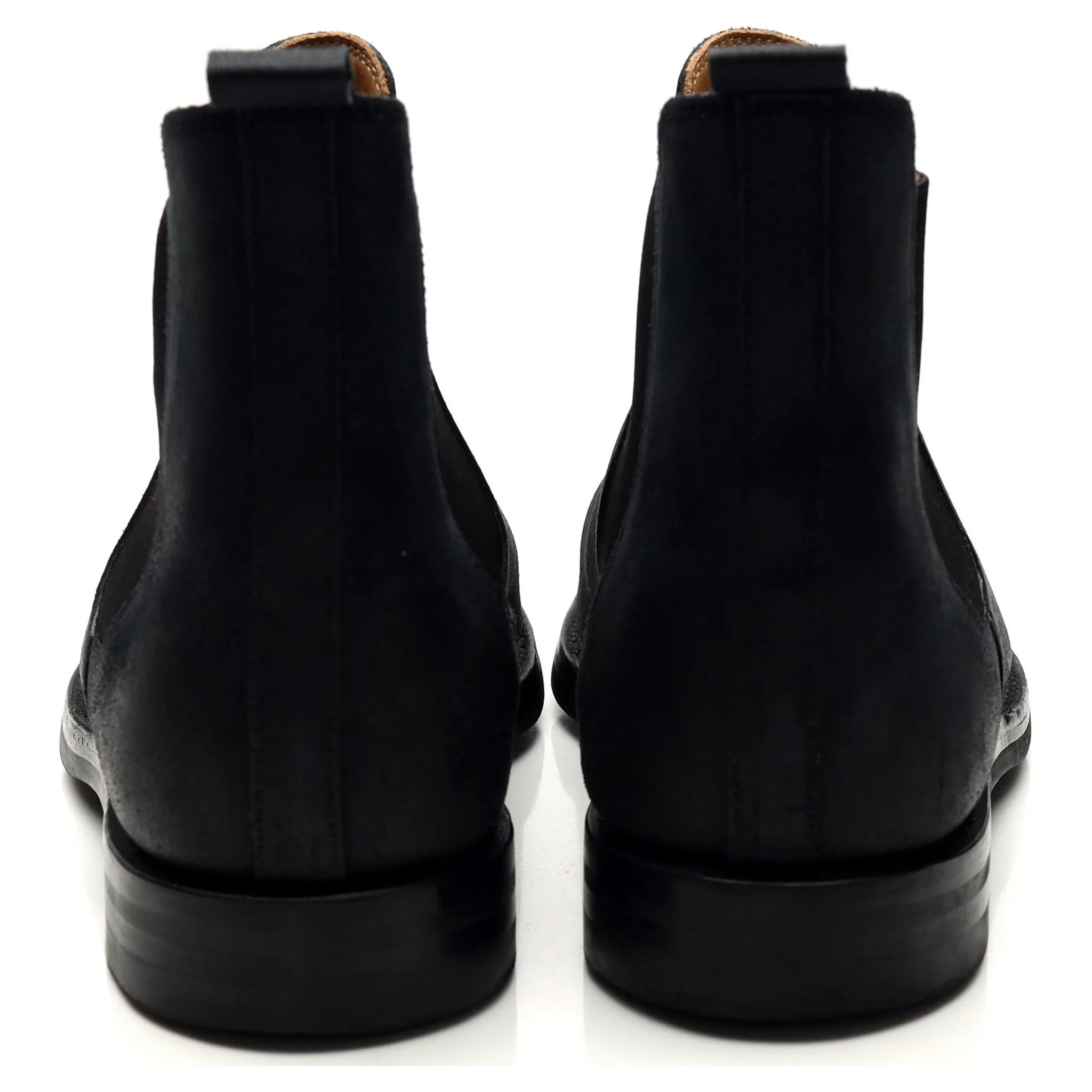 'Chelsea 5' Black Rough-Out Suede Chelsea Boot UK 10.5 E