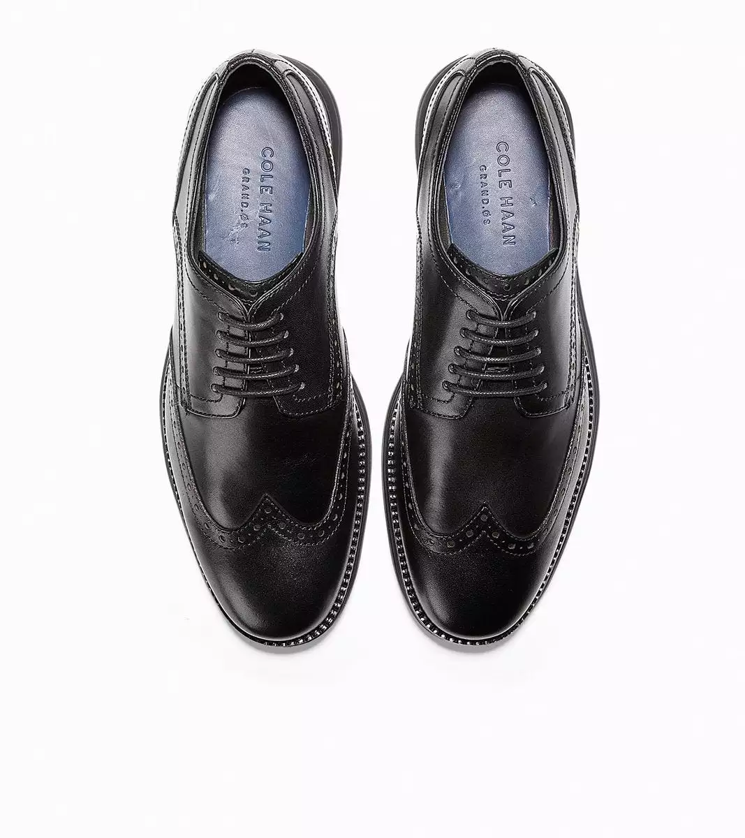 Cole Haan Men's OriginalGrand Wingtip C27984 - Black/Black