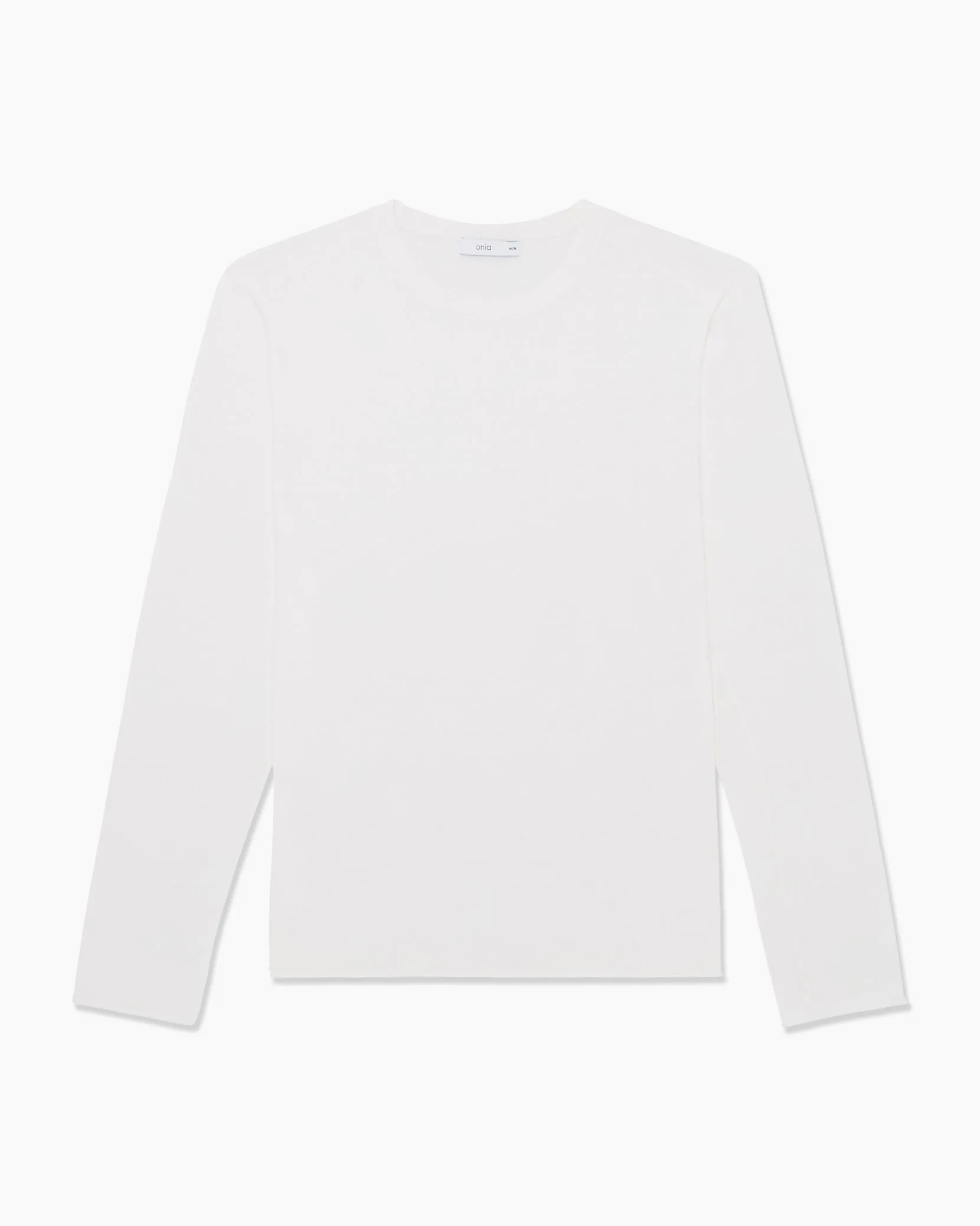 Cotton Crewneck Sweater | White