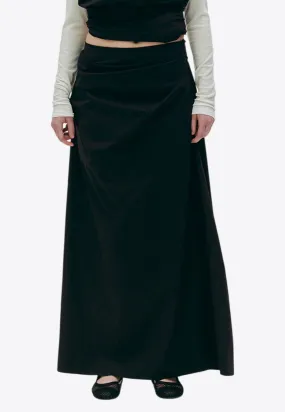 Cyprus Drape Maxi Skirt