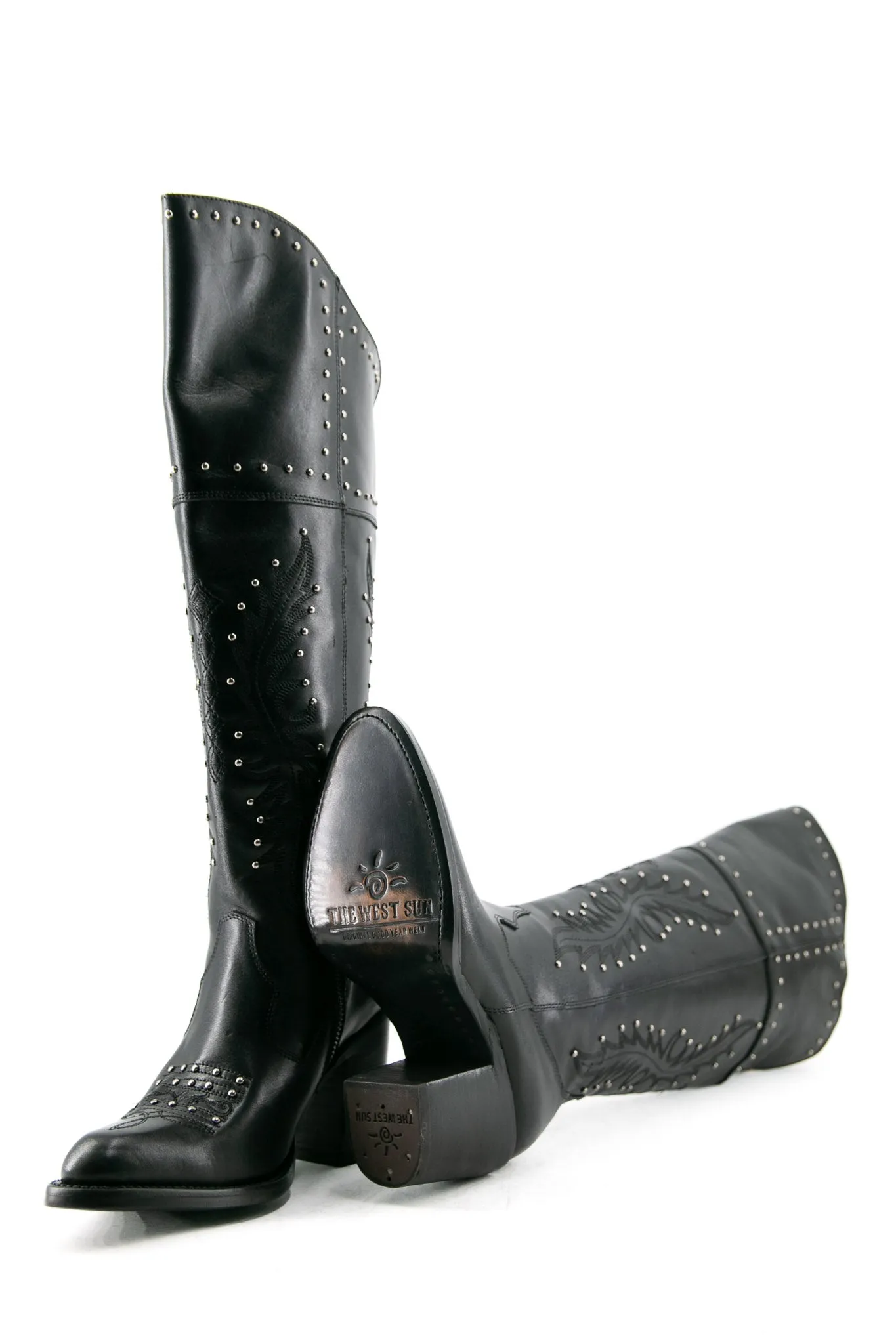 Dafne Tall Round Toe Cowgirl Boot