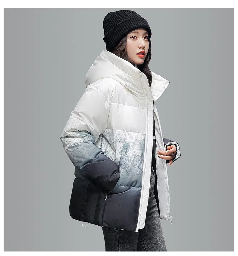 DQ Gradient Puffer Jacket