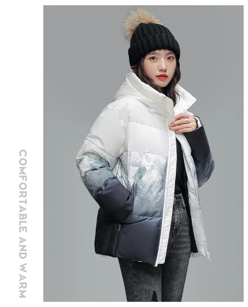 DQ Gradient Puffer Jacket