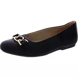 Dr. Scholl's Shoes Womens Wexley Adorn Chain Slip On Ballet Flats