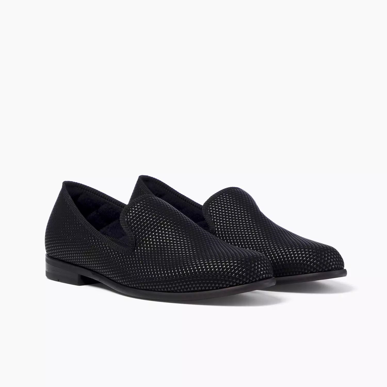 Duke Pyramid Black Loafer - Men's