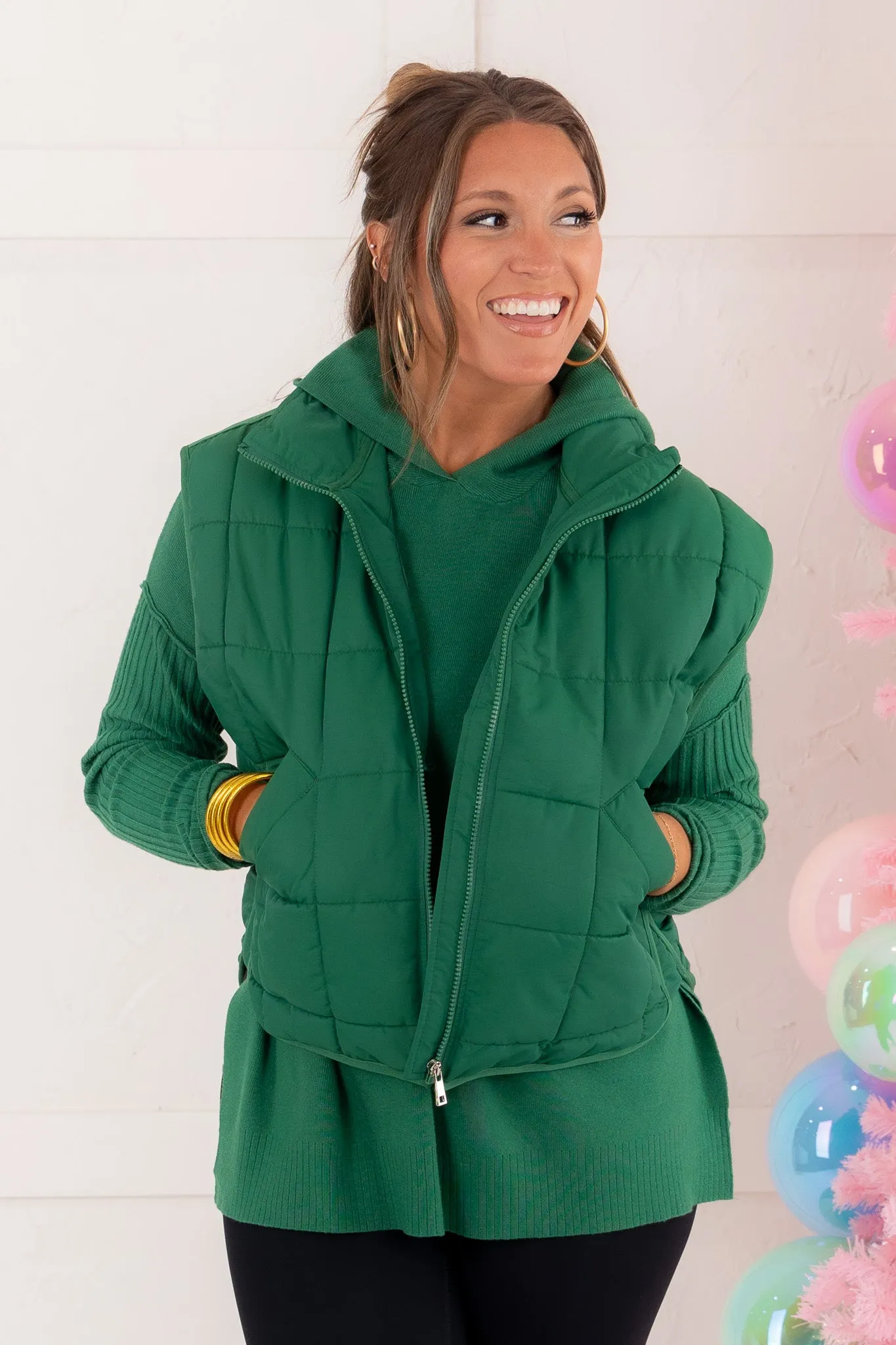 Evergreen Dream Puffer Vest