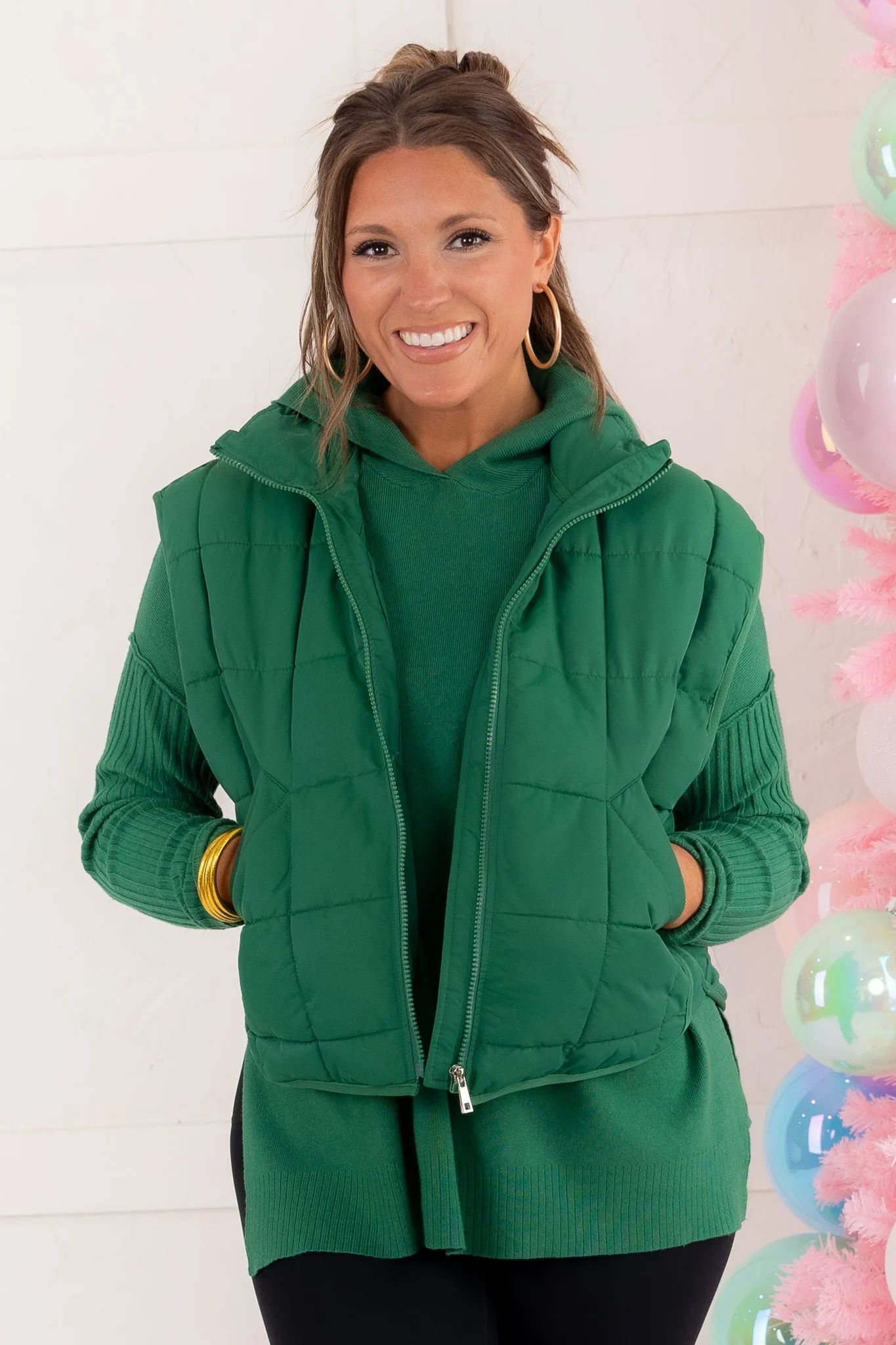 Evergreen Dream Puffer Vest