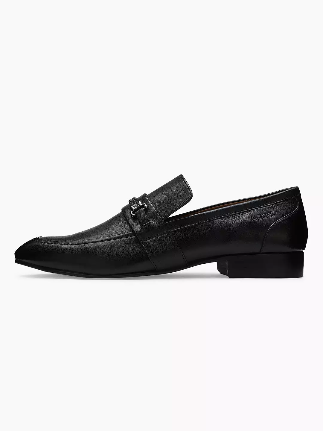 Ezok Men Lazaro Black Leather Loafers Shoes 2024