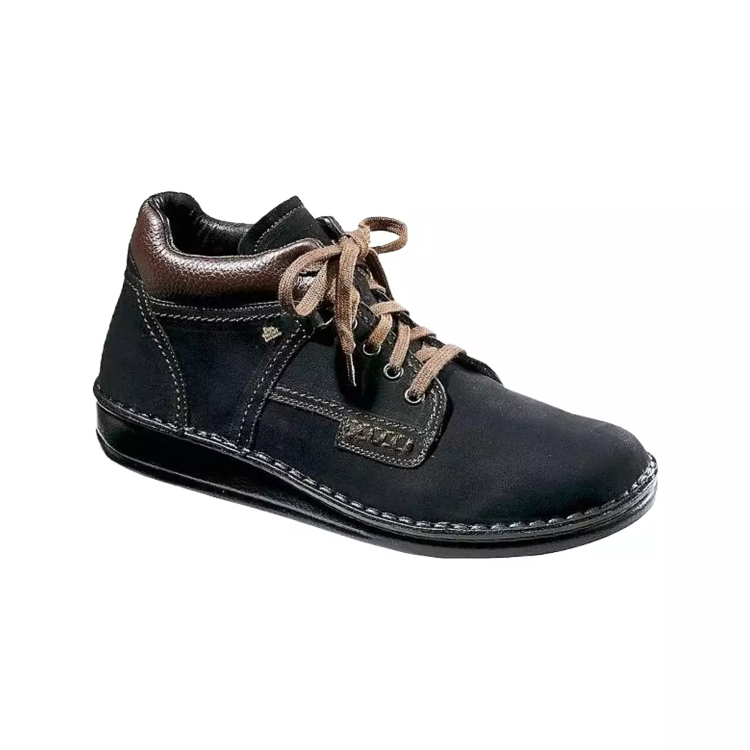 Finn Comfort Unisex Linz - Black/Brown Nubuck