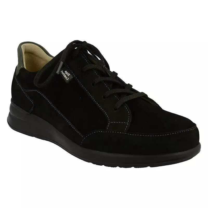 Finn Comfort Women's Prato - Black/Carbon Velour