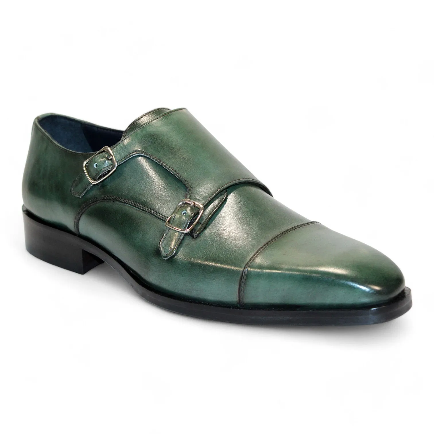 Firmani Percy Men's Shoes Calf-Skin Leather Monkstraps Loafers (FIR1052)