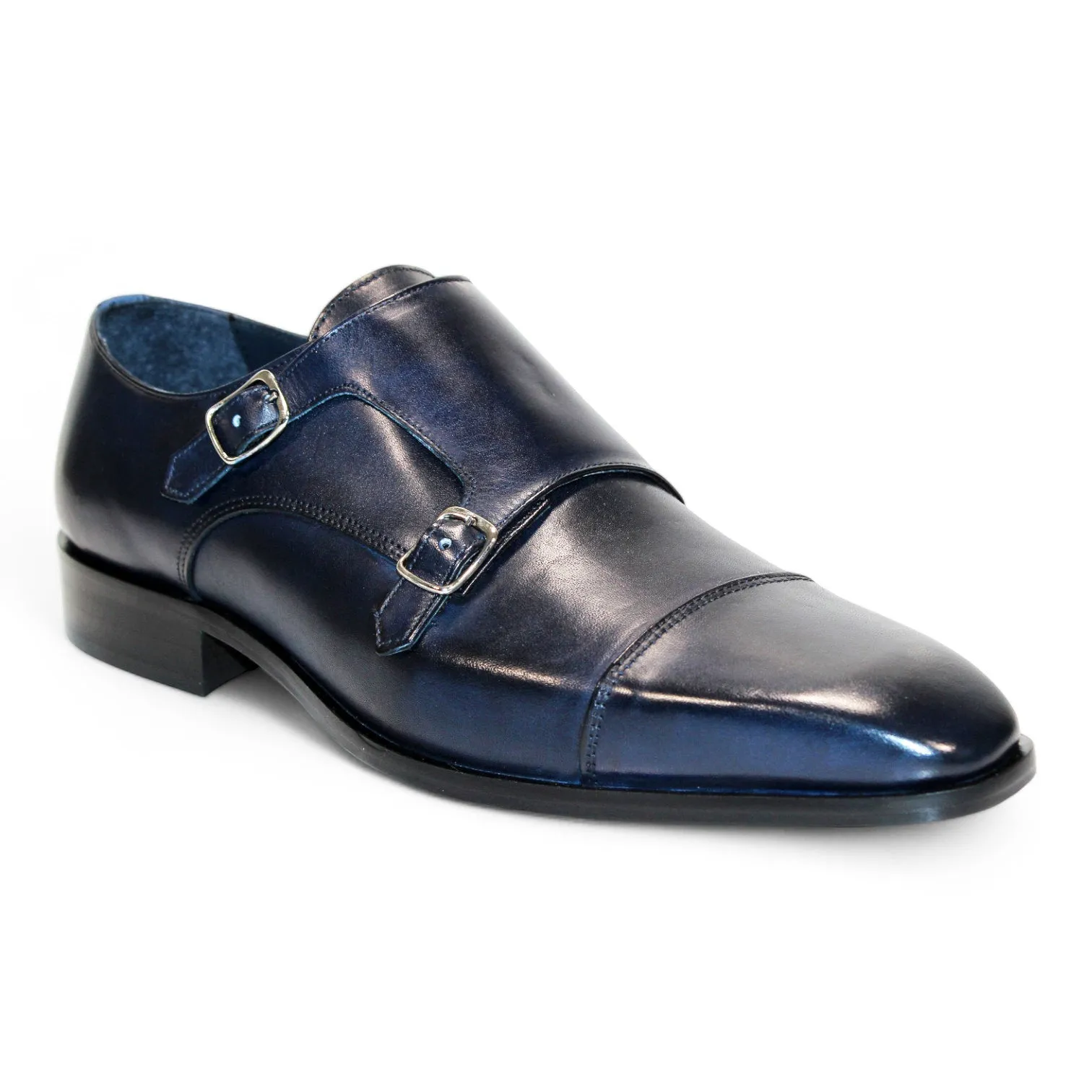 Firmani Percy Men's Shoes Calf-Skin Leather Monkstraps Loafers (FIR1052)