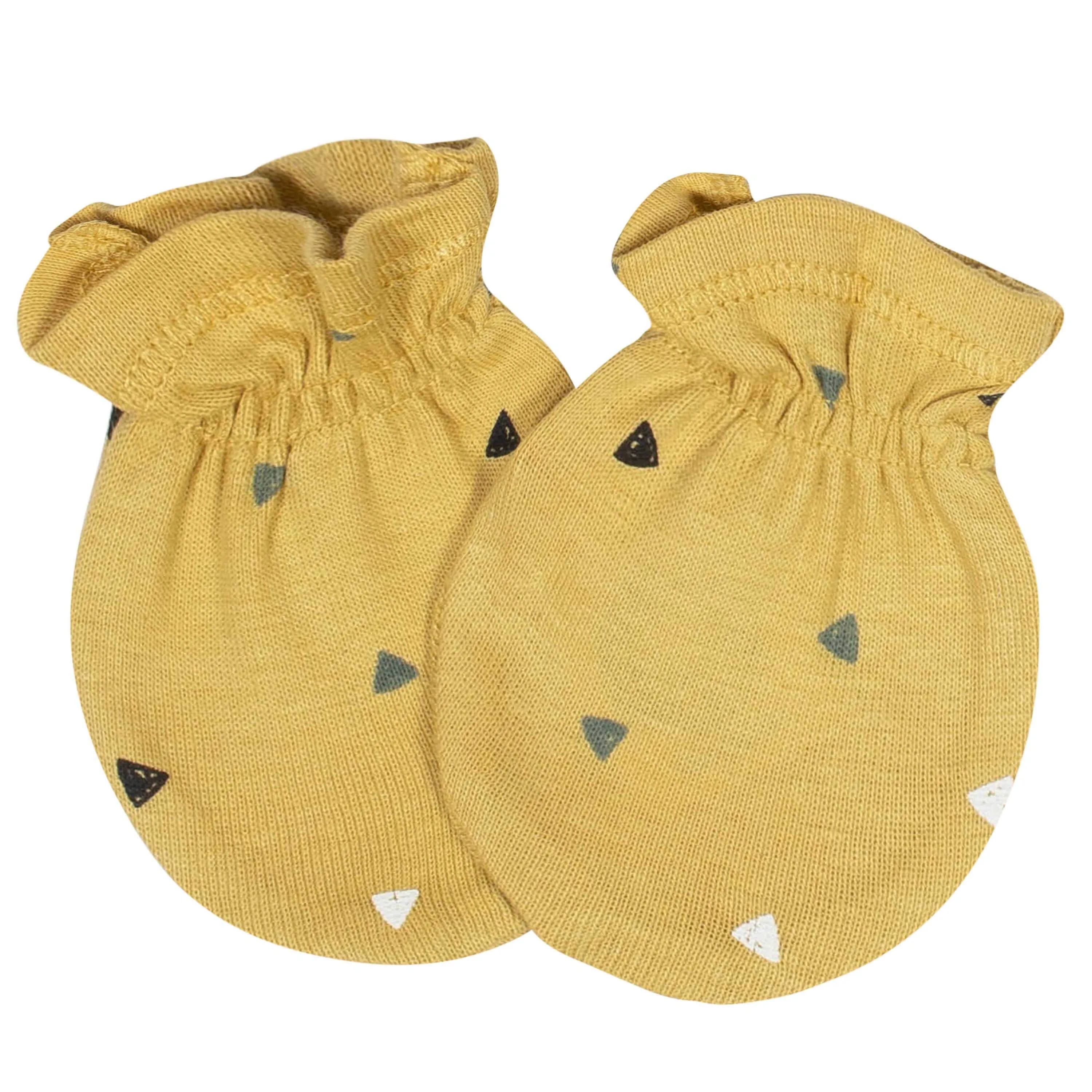 Gerber 4-Pack Baby Boys Tiger No Scratch Mittens Set