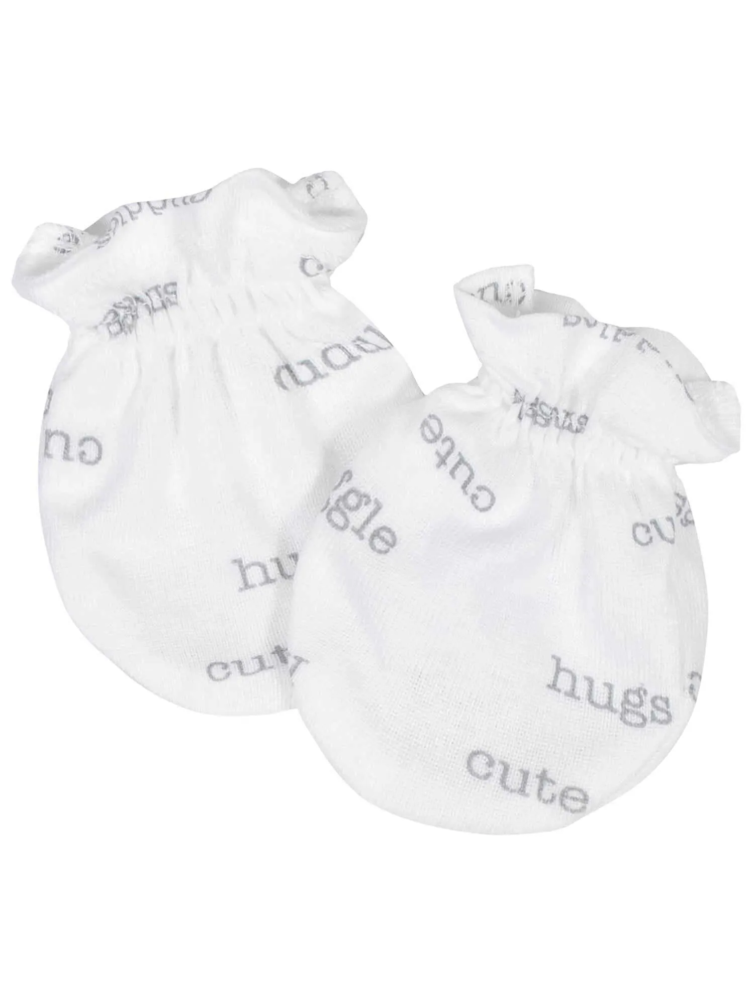 Gerber 4-Pack Baby Unisex Hugs No Scratch Mittens Set