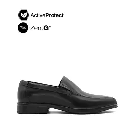 Graham Slip On BT Men's Shoes - Black Leather