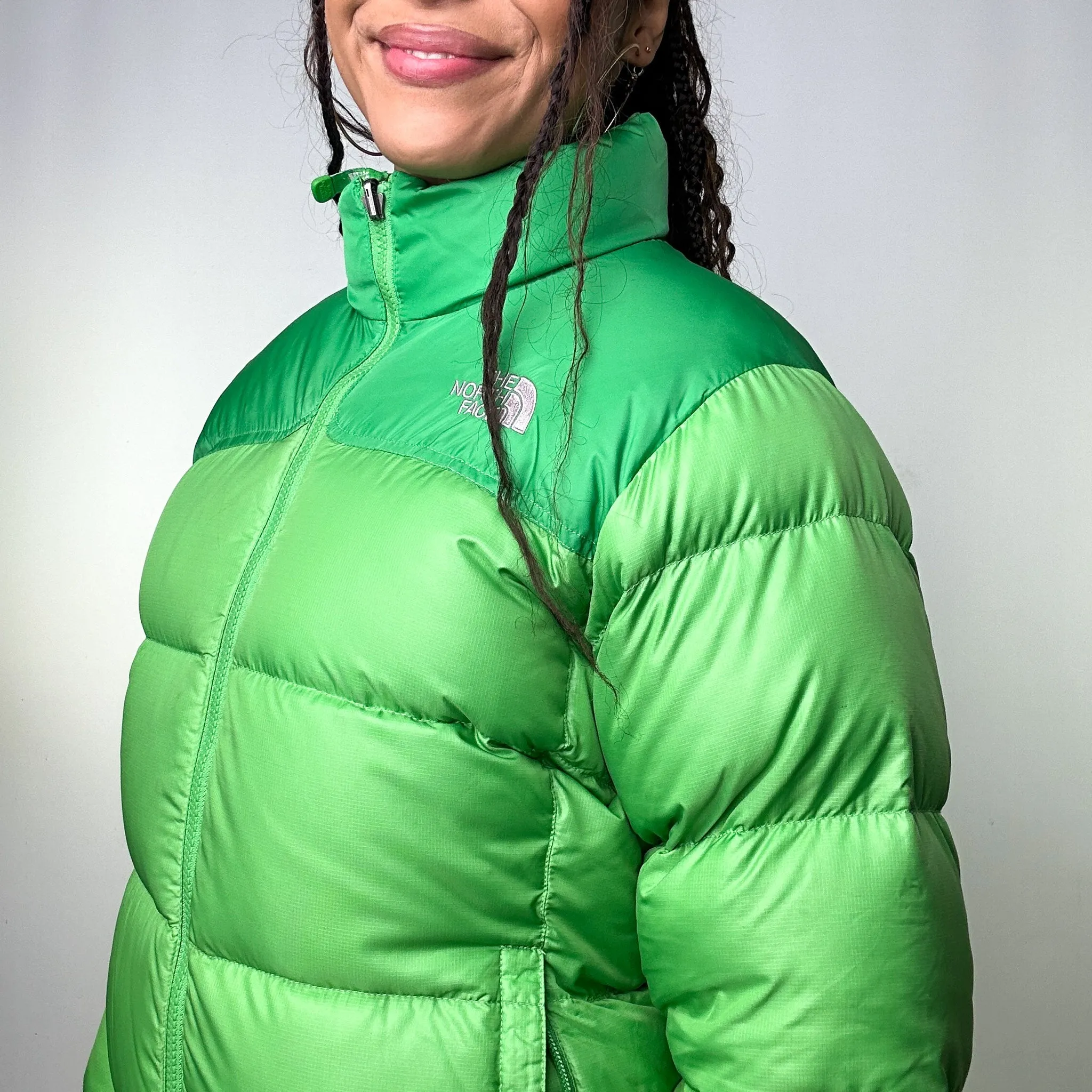 Green 90s The North Face 700 Series Puffer Jacket Coat (M)