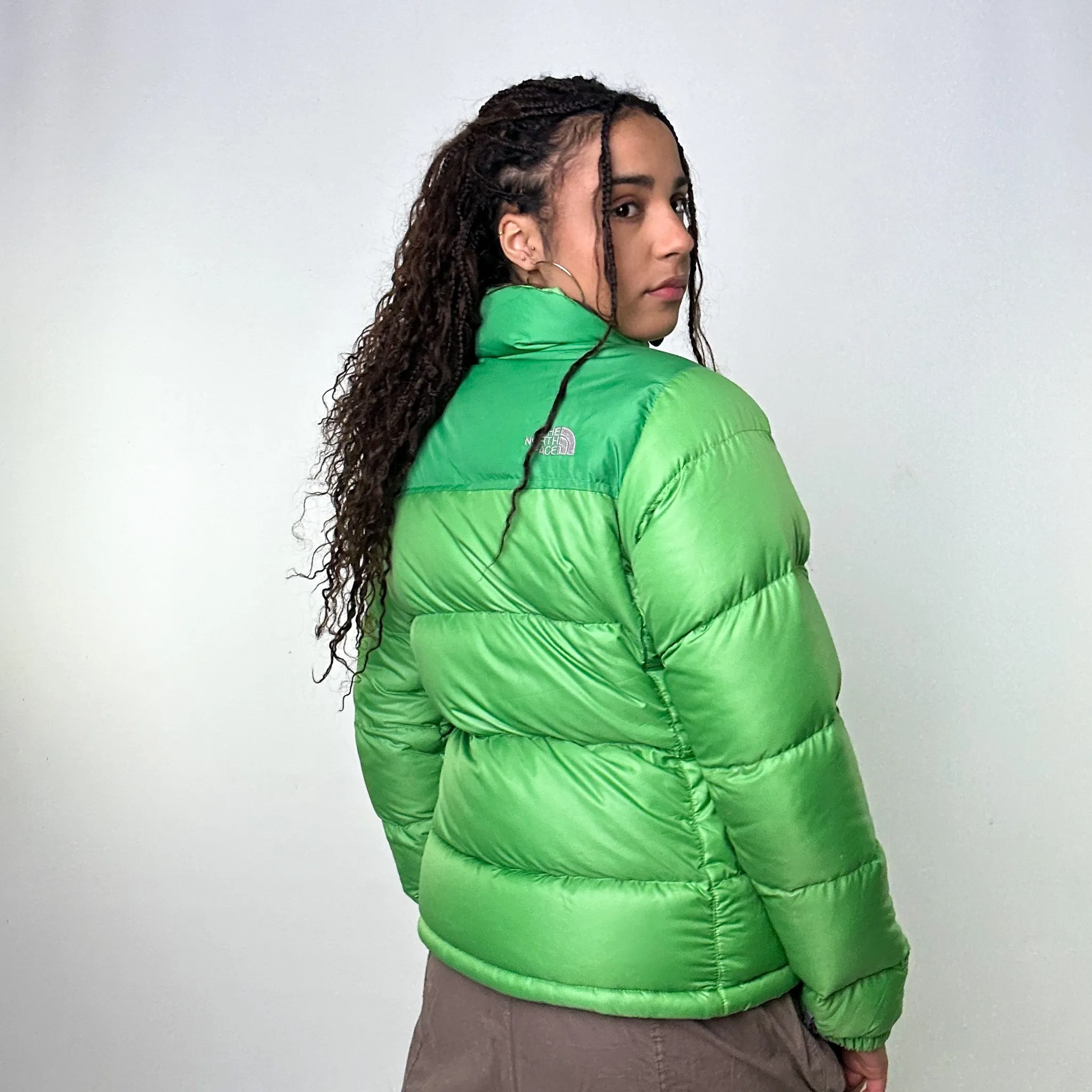 Green 90s The North Face 700 Series Puffer Jacket Coat (M)