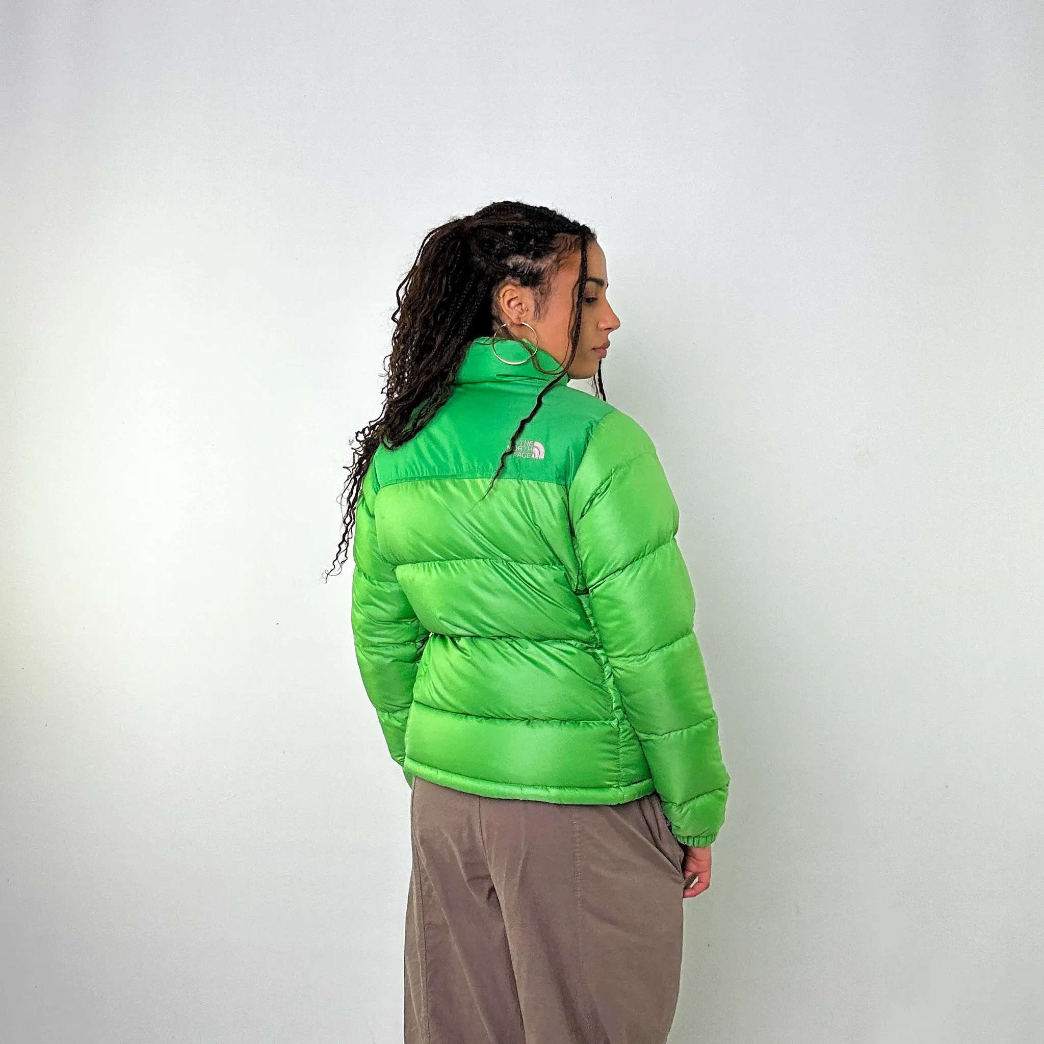 Green 90s The North Face 700 Series Puffer Jacket Coat (M)