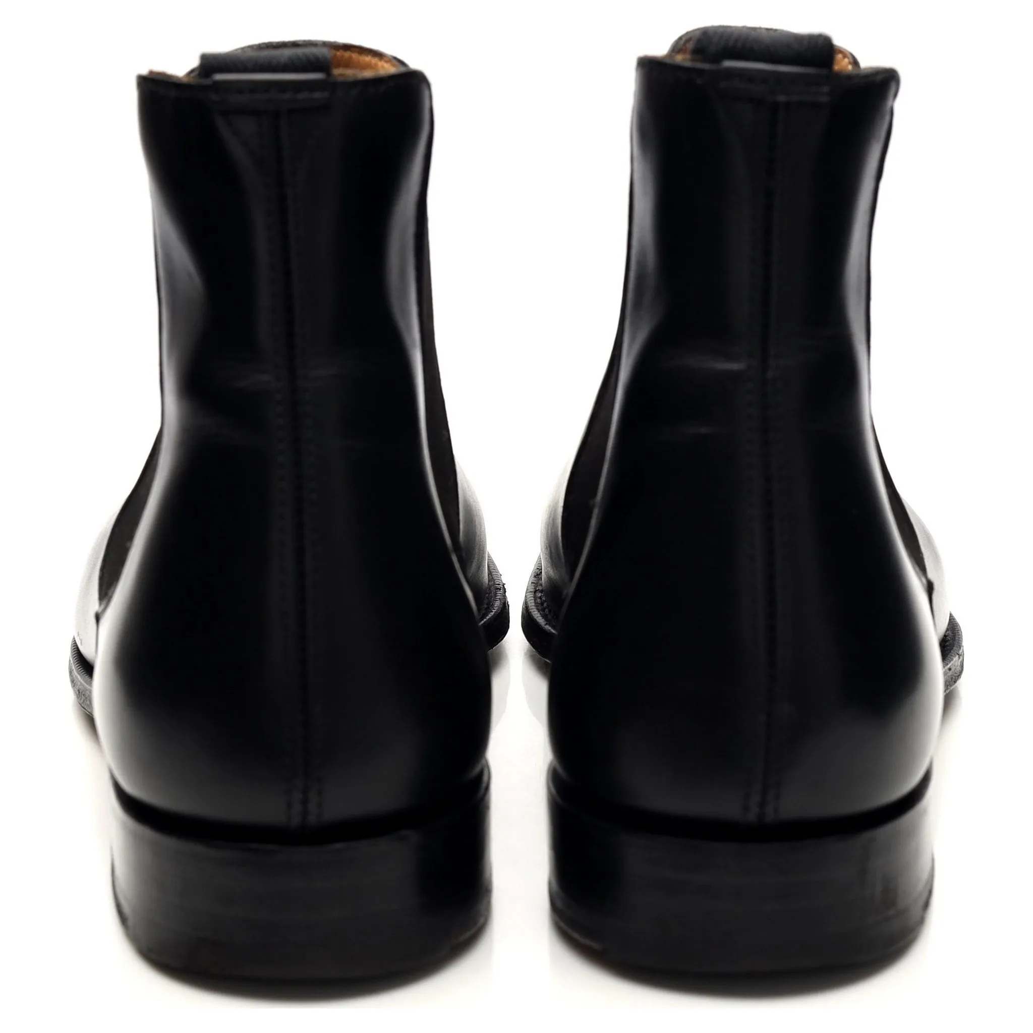 'Houston' Black Leather Chelsea Boot UK 8