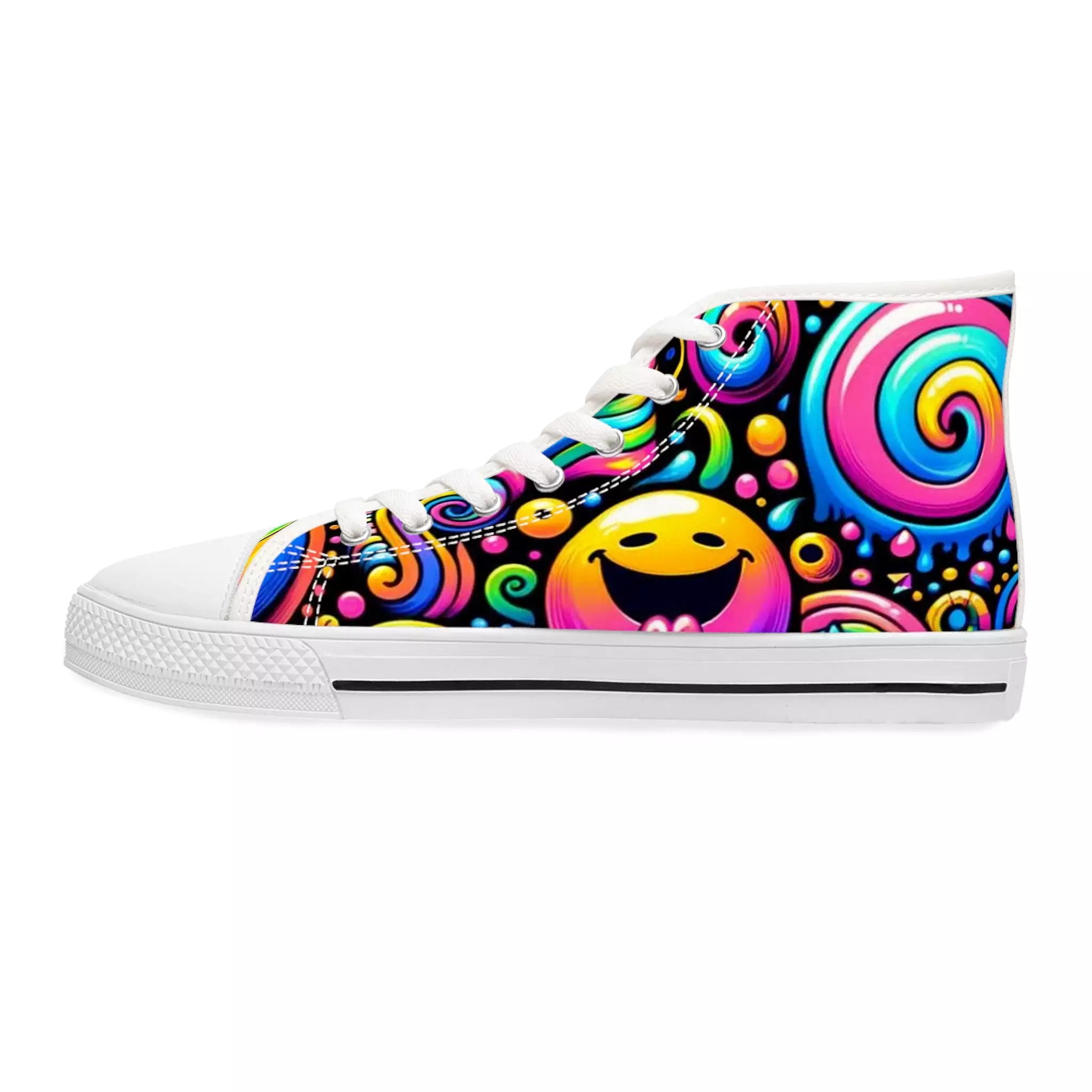 Hyper Groove Women's High Top Canvas Rave Sneakers