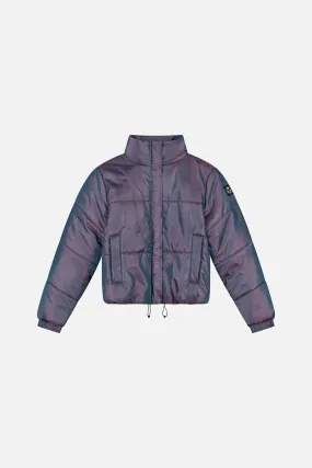 IRIDESCENT PUFFER JACKET WOMEN