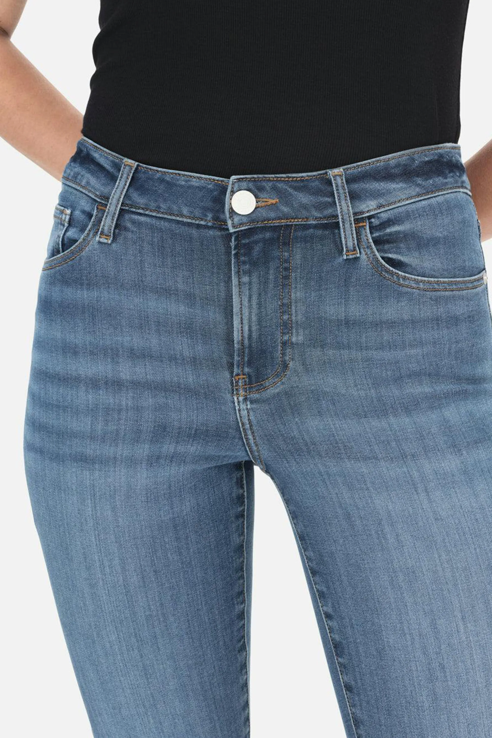 Jeans Le Crop Mini Boot in Poe