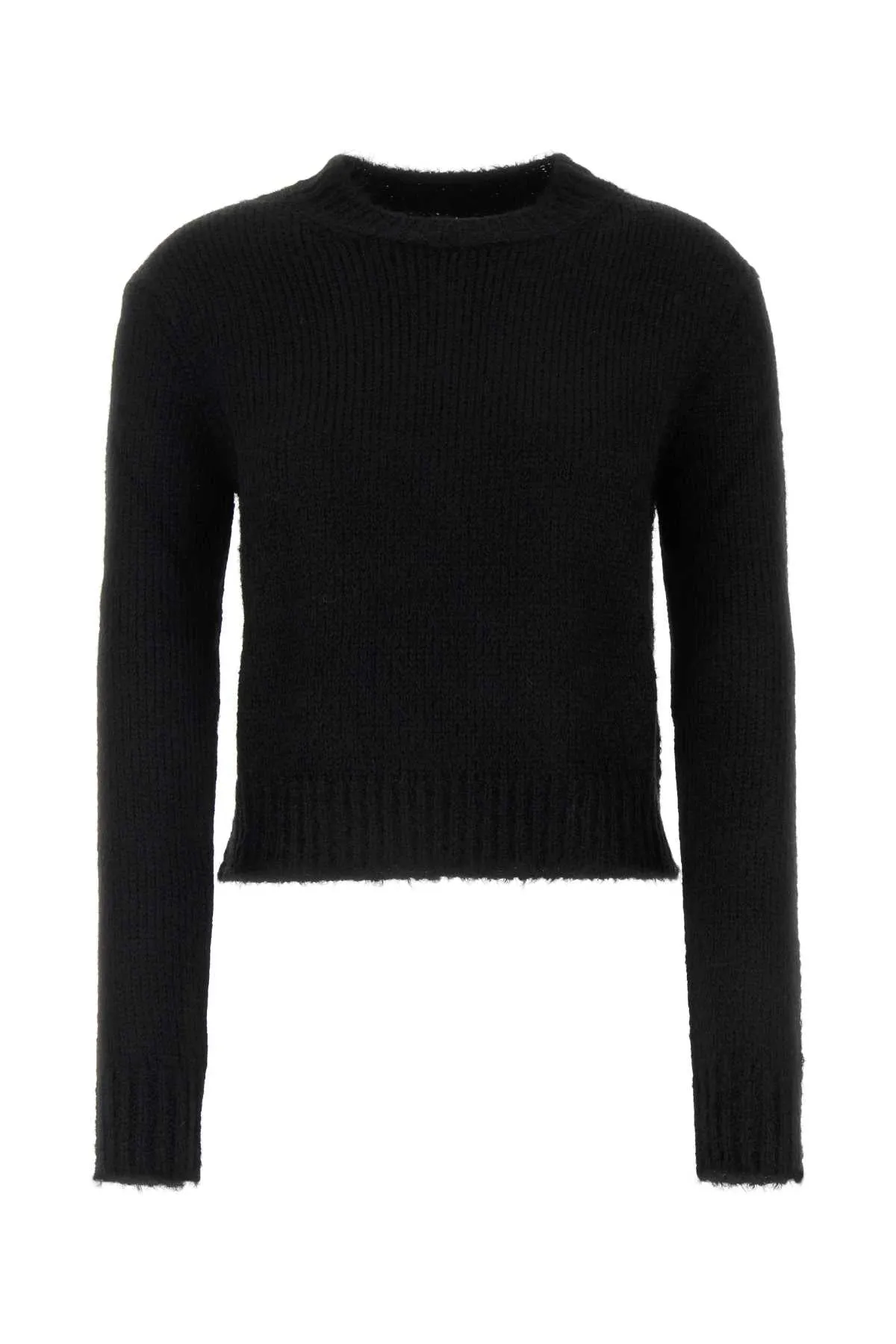 Jil Sander Black Alpaca Blend Sweater